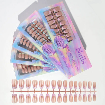 150pcs Almond Press On Acrylic Nails Set - Smarsty