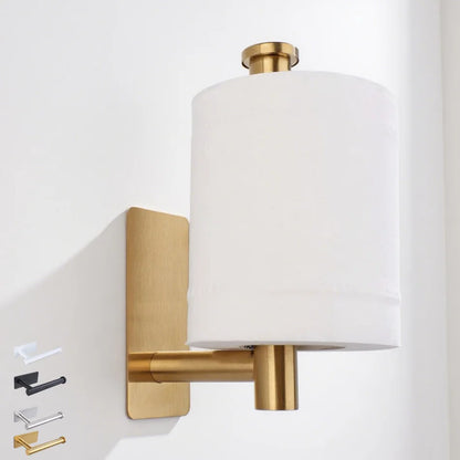 Stainless Steel Adhesive Paper Holder for Kitchen and Bathroom - Smarsty