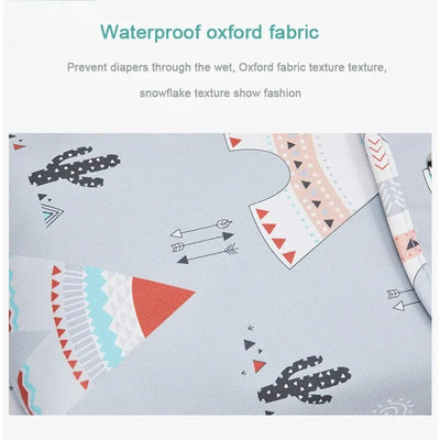 Baby Diaper Bag Waterproof Wet Dry Pack Mummy Storage Pouch Nappy Organizer Insert Tote Purse Travel Stroller Carry Bag by Smarsty