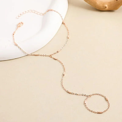 Women's Summer Minimalist Finger Ring Bracelet - Smarsty