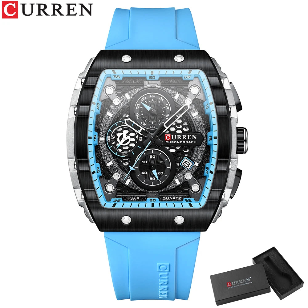 Curren Sports Large Dial Casual Quartz Watch - Smarsty