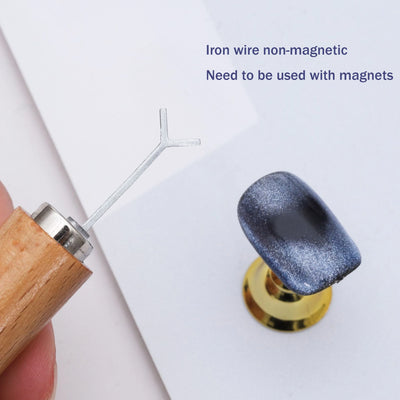 Heart Shaped Cat Eye Nail Magnet Set for DIY Art - Smarsty