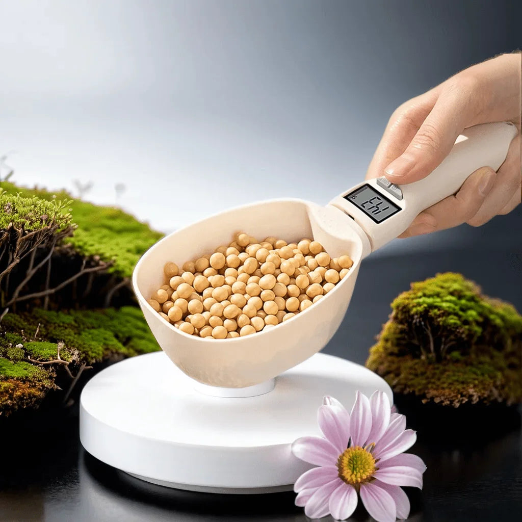 Digital Kitchen Measuring Spoon Scale for Accurate Pet Food - Smarsty
