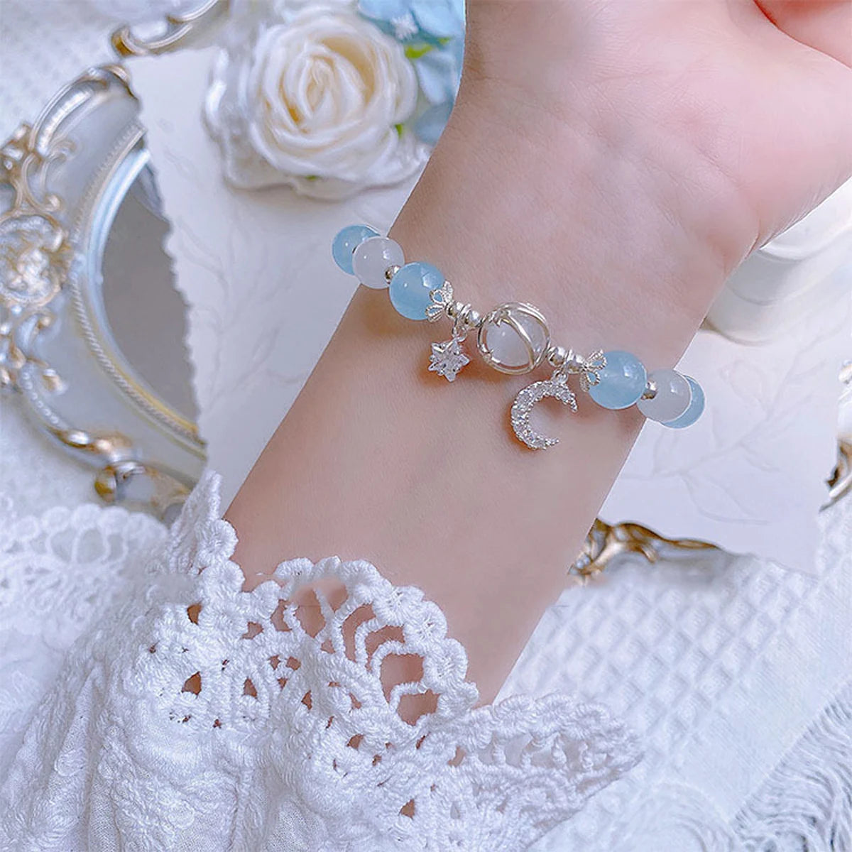 Starry Cat's Eye Stone Bracelet for Women - Smarsty