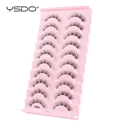 YSDO Natural Full Cat Eye False Eyelashes 3D Effect - Smarsty