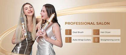 High Speed 7 In 1 Hair Dryer Brush with Diffuser - Smarsty