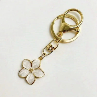 White Pear Blossom Keychain Cute Accessories Keychain Couple Matching  Keyrings Pendant Wholesale Items For Boutique - Smarsty