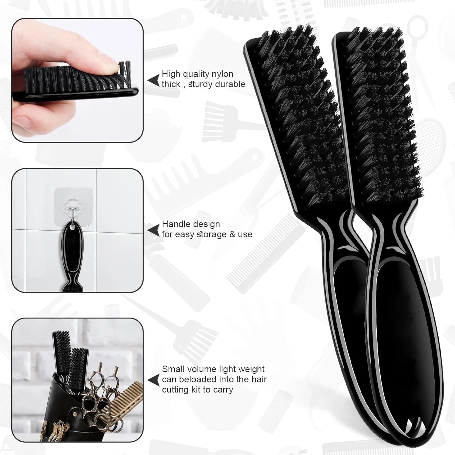 Professional Barber Tools Hair Cutting Set with Cape and Brush - Smarsty