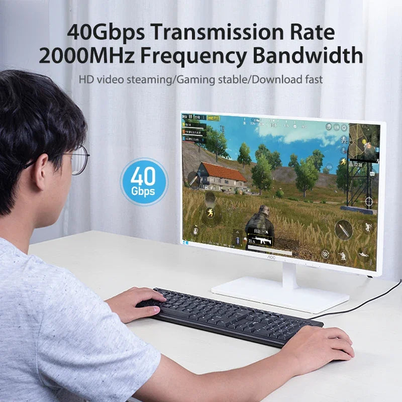 High-Speed Vention Cat8 Ethernet Cable 40Gbps - Smarsty