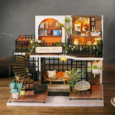 Doll House Handmade 3D Puzzle Making Building Model Kit Production And Assembly Room Toys Wooden Crafts DollHouse Birthday Gifts by Smarsty