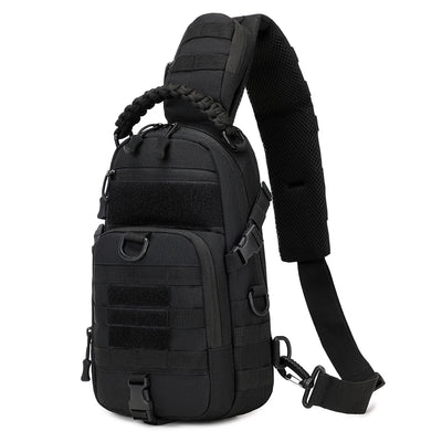 Men's Camping Chest Bag Tactical Sports Shoulder Outdoor Fanny Pack Hiking Climbing Cycling Fishing MOLLE System Sling Bags by Smarsty
