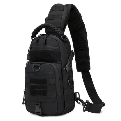Men's Camping Chest Bag Tactical Sports Shoulder Outdoor Fanny Pack Hiking Climbing Cycling Fishing MOLLE System Sling Bags