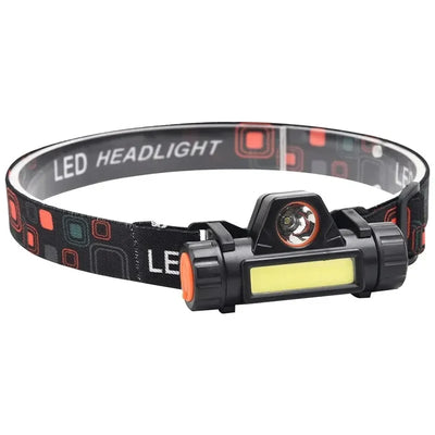 Outdoor Headlights with Long Battery Life and Strong Light LED Night Fishing Charging Head Mounted Magnetic Flashlight - Smarsty