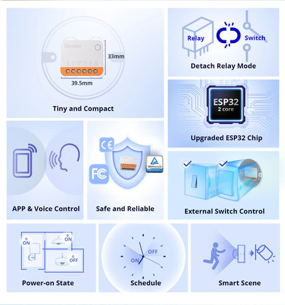 Sonoff Mini R4 WiFi Smart Home Switch Remote Control - Smarsty