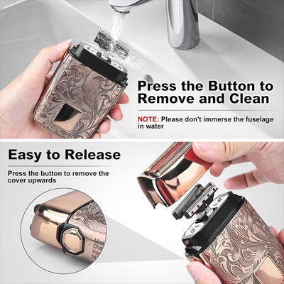 Ufree Close Shaver Electric Foil Shavers for Men, 3-Speed Electric Razor,  Home appliance, Face Shaving Beard Trimmer with LCD