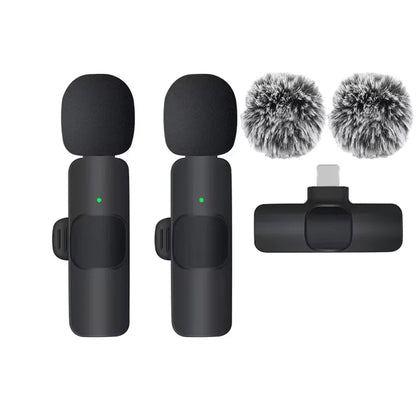 Basix Wireless Lavalier Microphone for iPhone Vlogging - Smarsty