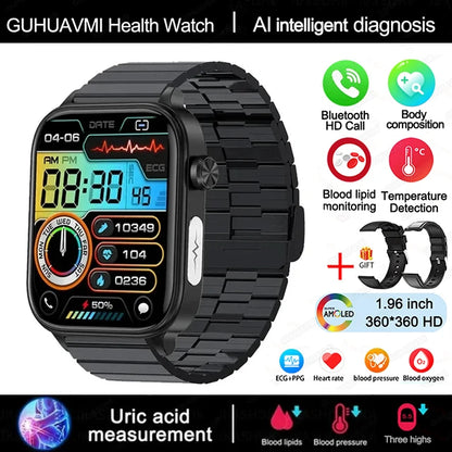 2025 Smart Watch with ECG PPG Health Monitoring - Smarsty