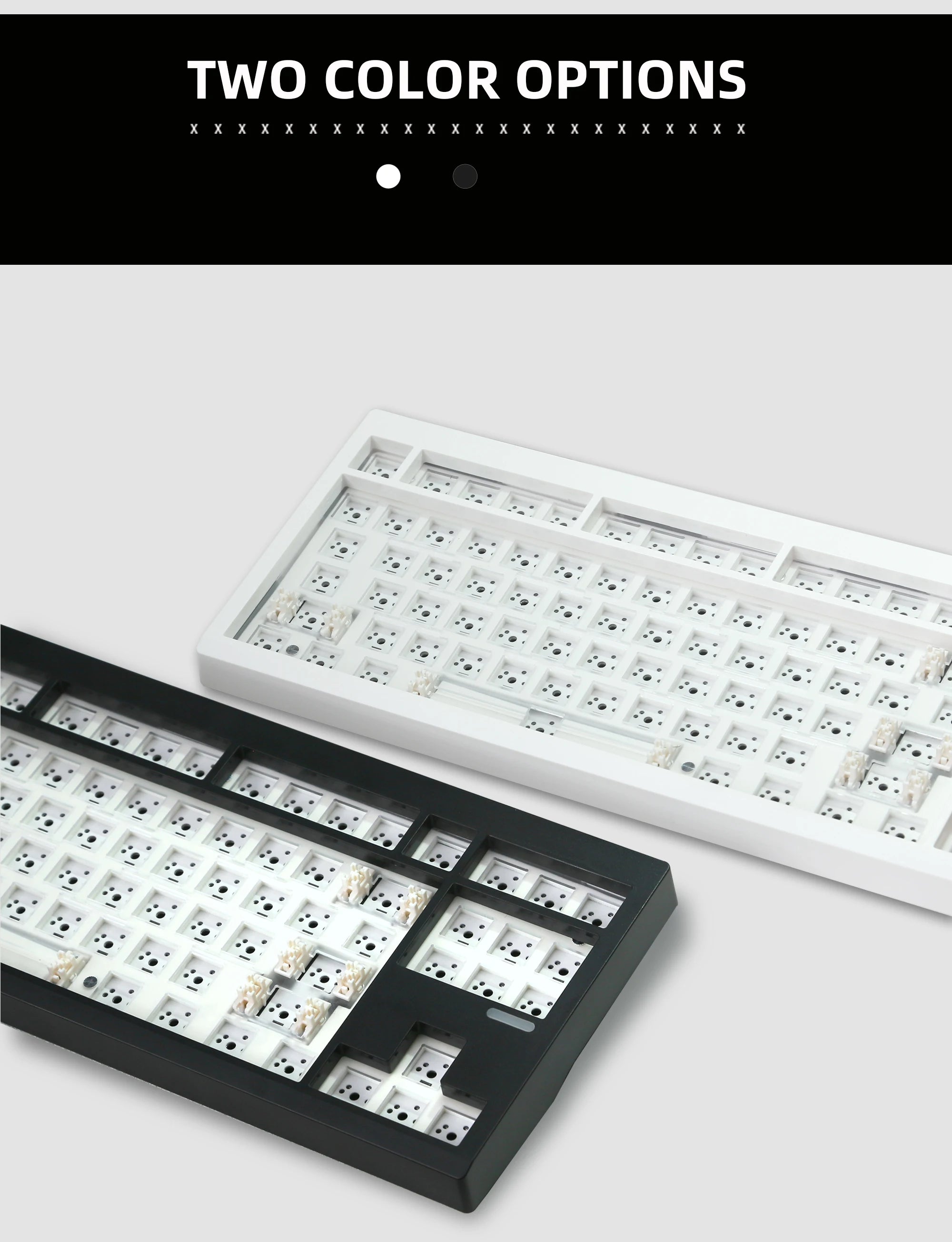 Mechanical Keyboard Kit With 3-Mode Wireless Bluetooth
