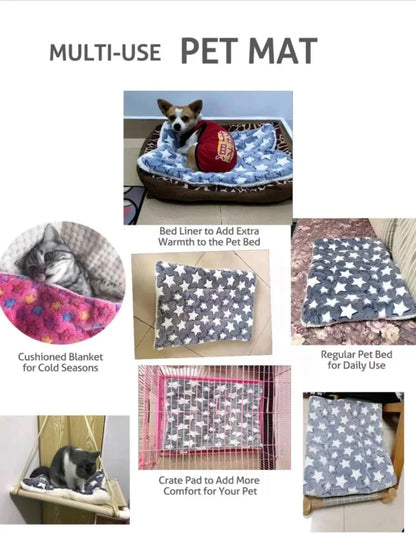 Thickened Flannel Pet Mat for Ultimate Comfort - Smarsty