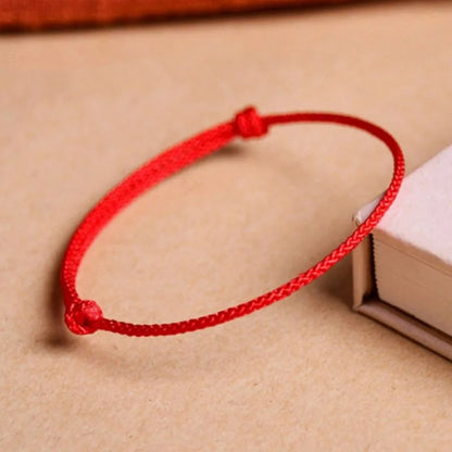 Handmade Lucky Red Bracelet for Wealth and Prosperity - Smarsty