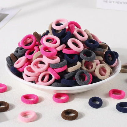 Colorful Elastic Hair Ties Set Gentle No Damage For Kids - Smarsty