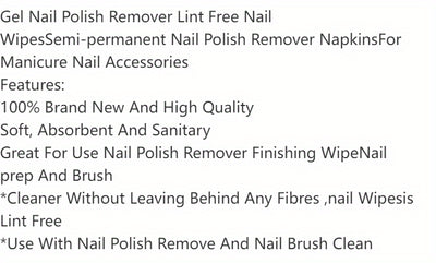 Nail Polish Remover Wipes for Quick and Easy Cleaning - Smarsty