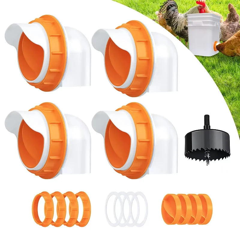 Rainproof Automatic Chicken Feeder for Easy Self Feeding - Smarsty