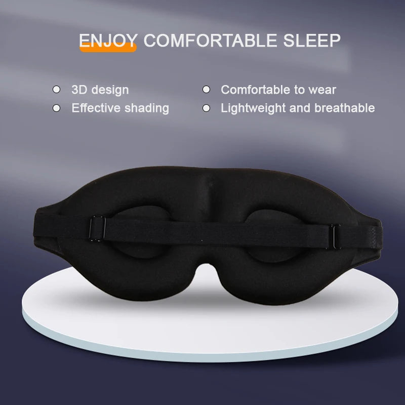 3D Adjustable Eye Mask for Comfortable Light Blocking - Smarsty