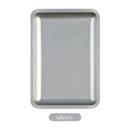 Stainless Steel Nail Art Storage Tray with Versatile Functionality - Smarsty