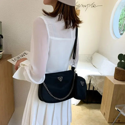 Nylon Crossbody Bag For Women Portable Casual Style - Smarsty