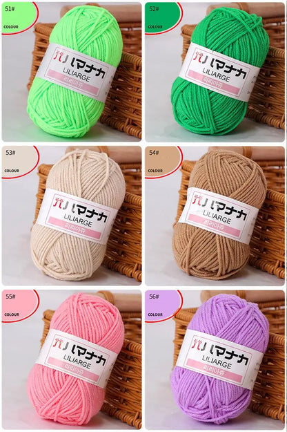 Soft Cotton Knitting Yarn for DIY Baby Sweaters - Smarsty