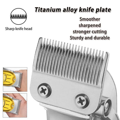 Professional Hair Clippers/Hair Trimmer/Beard Shaver for Men - Cordless Barber Clipper Hair Cutting Kit, Haircut Grooming Kit