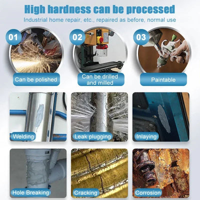 AB Type Glue Casting Super Strong Glue Sticks All Liquid Metal Repair Waterproof Waterproof Sealant Roof Waterproofing Welding - Smarsty