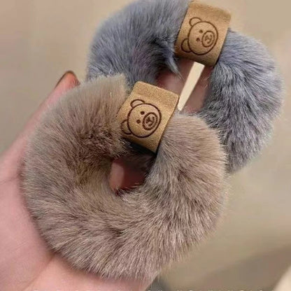 Korean Soft Plush Braided Headband High Elasticity Women - Smarsty