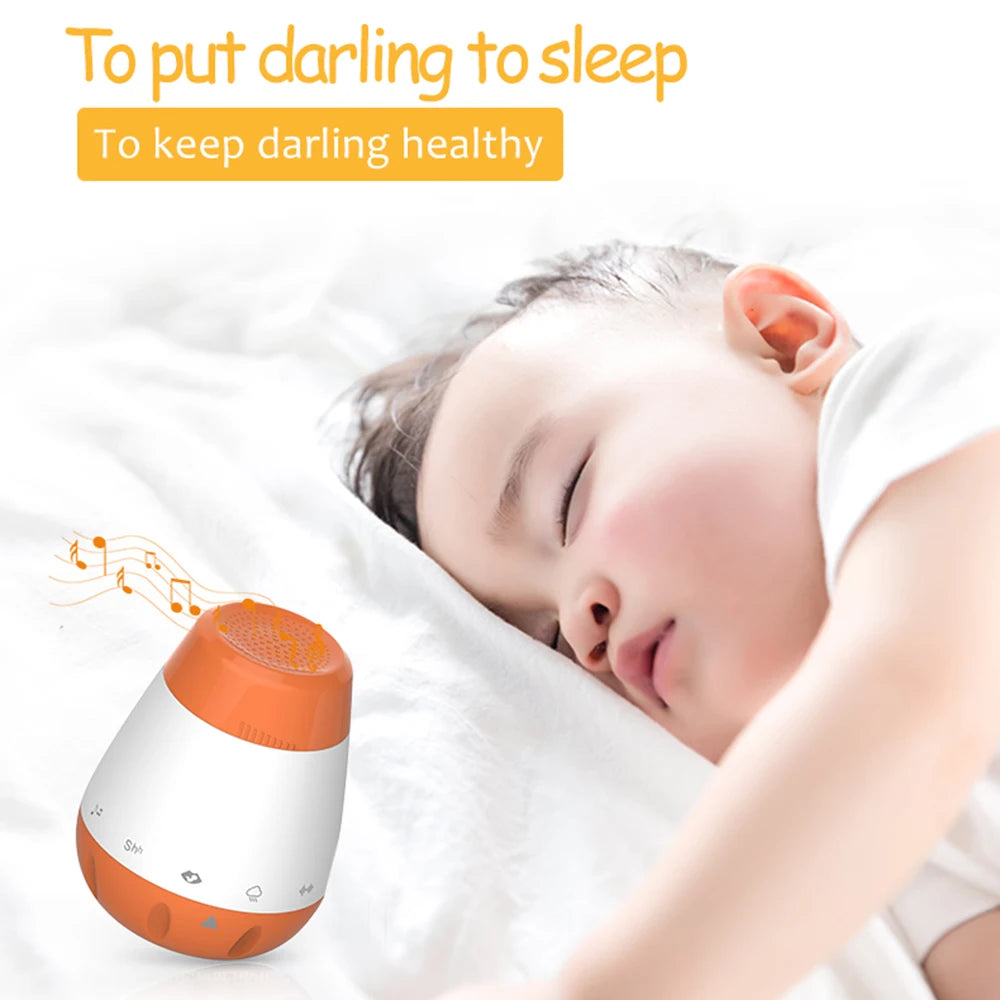 Calming Baby White Noise Machine With Voice Sensor Bedtime - Smarsty