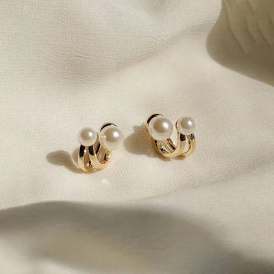 Classic Pearl Drop Earrings for Women - Timeless Elegance - Smarsty