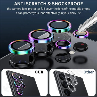 Camera Lens Protector Tempered Glass Shield Anti Smudge for Samsung - Smarsty