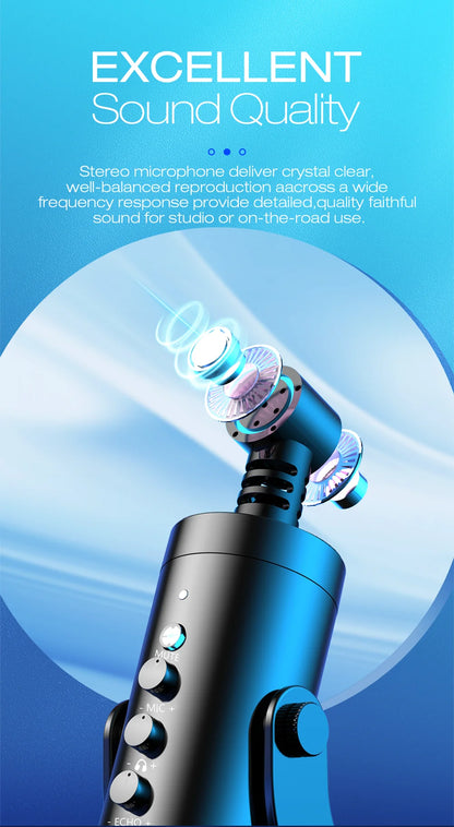 Haomuren USB Microphone for PC and Gaming Streaming - Smarsty