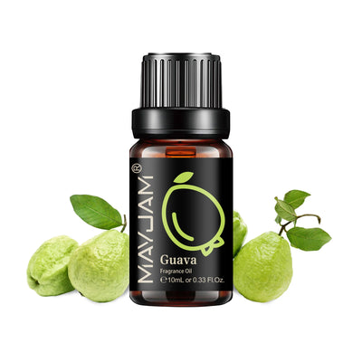 MAYJAM Fruit Essential Oil 10ml Cherry Banana Papaya Grape Litchi Guava Kiwifruit Pear Fig Fragrance Oil for Diffuser Candle - Smarsty