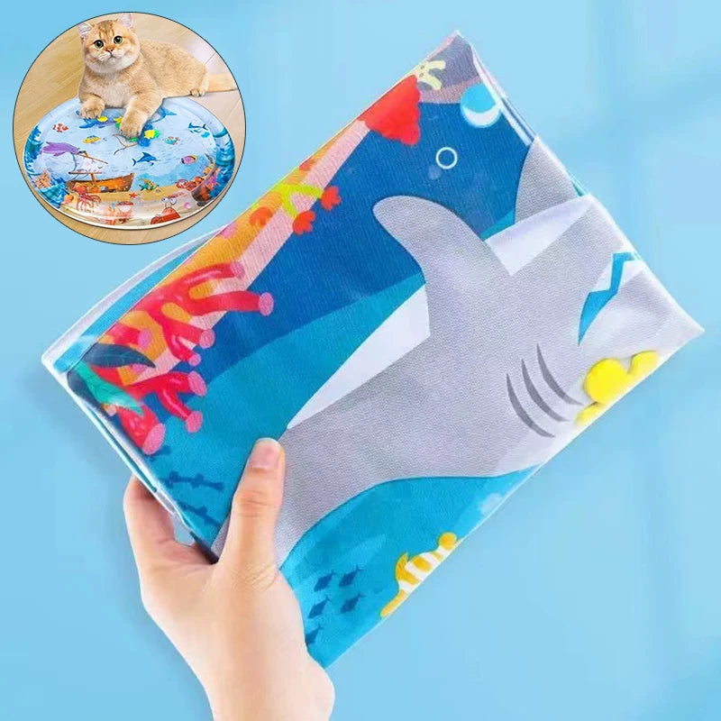 Inflatable Pet Water Play Mat for Cats and Dogs - Smarsty
