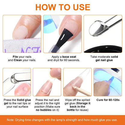 Multifunctional Non-Stick Nail Gel for Home Manicure - Smarsty