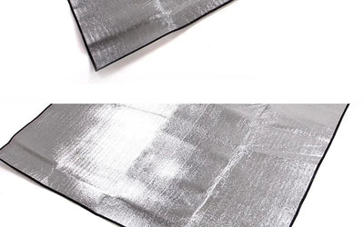 Camping Mat Foam Foil Blanket Aluminum Insulation Foam Foil Mat Sleeping Pad Thermal Outdoor Tent Footprint Reflecting Heat by Smarsty