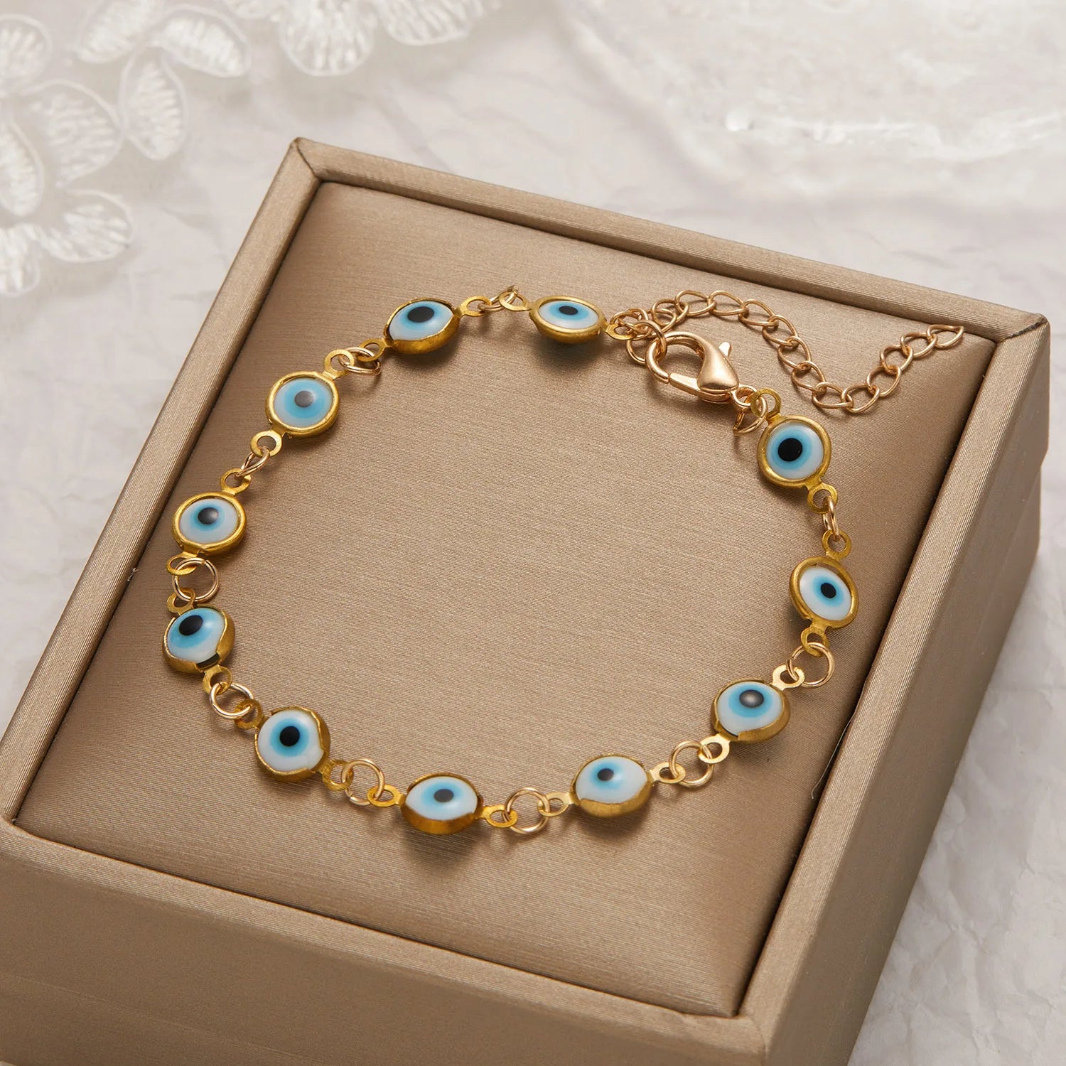 Lucky Turkey Evil Eye Bracelet For Good Luck - Smarsty