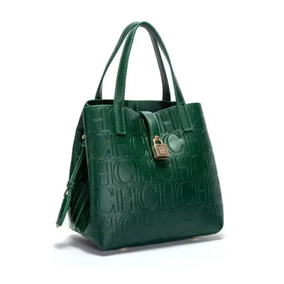 Large Capacity Handbag With Lock Design Luxury Crossbody - Smarsty