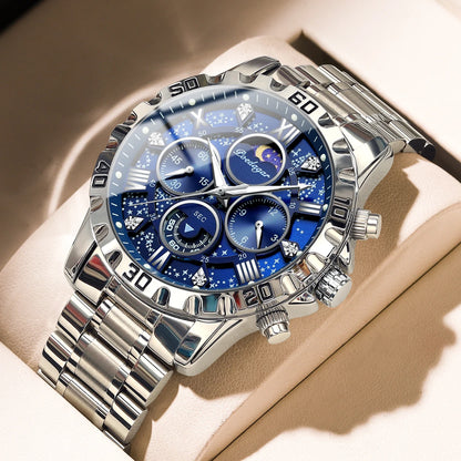 POEDAGAR Luxury Waterproof Quartz Sports Watch for Men - Smarsty
