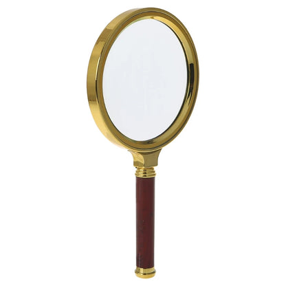 Portable 10X Magnifying Glass with Retro Handle - Smarsty