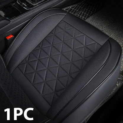 PU Leather Front Car Seat Cover Memory Foam Cushion - Smarsty