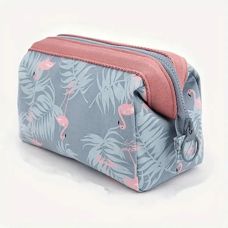 Flamingo Travel Makeup Bag With Large Capacity Organizer - Smarsty