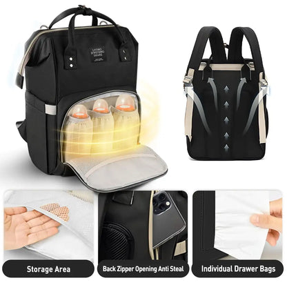 Diaper Bag Mummy Backpack Large Capacity Bag Mom Baby Multi-function Waterproof Outdoor Travel Diaper Bags For Baby Care