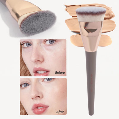 MAANGE Flat Round Makeup Brush for Flawless Application - Smarsty